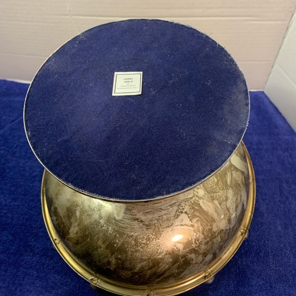 Larry Laslo Silverplate Bowl MCM Creative Gifts ART MODERNE DESIGN Trophy Award - Picture 5 of 10